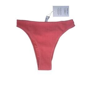& Other Stories‎ Waist Tanga Bikini Briefs Pink Bottom Size 0 EUR 32 NWT